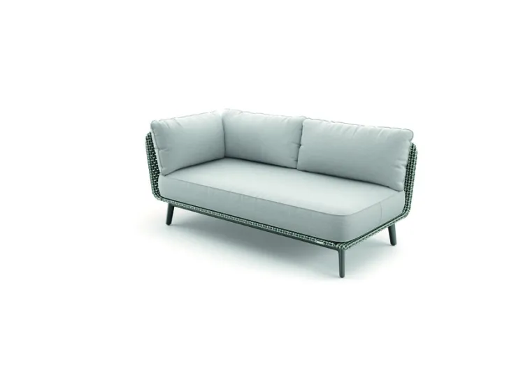 Gartenbank LoungemodulDEDON MBARQ Eckmodul Armlehne rechts ohne Auflagen